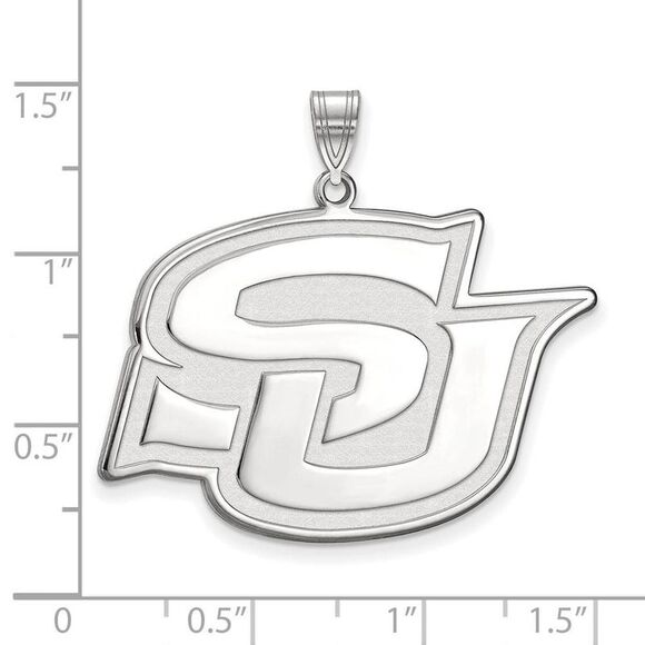 10k White Gold Southern U. XL Pendant